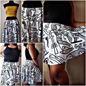Egyptian Skater Skirt